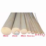 3mm - 50mm Diameter by 30cm Long Hardwood Dowels Poles Rods Craft Sticks