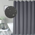 Fabric Resistant Shower Curtain Anti Mould Quality Heavy Duty Bath Curtains