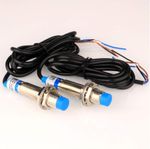 2pcs Metal Inductive Proximity Sensor Detection Switch, LJ12A3-4-Z/BX Detector