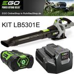EGO BATTERY OPERATED BLOWER LB5301EKIT C/W 2.5AH BATTERY AND STANDARD CHARGER