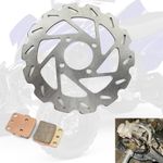 For Yamaha Raptor YFM 350 R 04-13 YFM 125 250 R ATV Rear Brake Disc Disk Pads