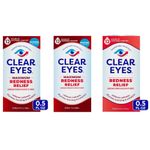 Clear Eyes Redness Relief Eye Drops For Eye Irritations Dryness & itching -15mL