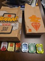 Limited Mcdonalds Dipping Sauces/Bags Szechuan Big Mac WcDonalds Loki Saweetie