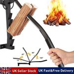 Wall Mounted Wooden Kindling Log Splitter Carbon Steel Manual Fire Wood Cutter