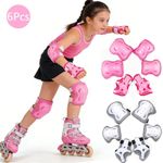 6-in-1 Kids Protective Gear Set – Knee Pads, Elbow Pads & Wrist Guards for Ages 