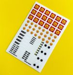 Model Rail N Gauge Scale SHELL OIL TANKER High Detail stickers decals SET No.2