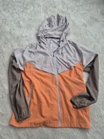 Nike Running Lightweight Hooded Jacket Men's Size M Orange Lilac Brown Full Zip