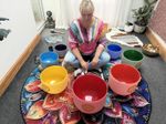 Crystal singing bowl set 8-14' KVKA 432Hz