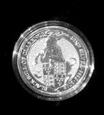 Queens Beast The Bull of Clarence Silver Bullion 999.9 2oz Coin Royal Mint.