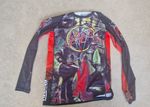 Tatami Long Sleeve Rash GuardJersey Black/Red "Reign In Blood" Mens XXL