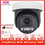 4K PTZ Speed Dome 8MP PoE IP Camera Human Auto Tracking 15X Zoom Two Way Audio