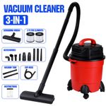 1500W Vacuum Cleaner Wet and Dry Bagless 15L Cylinder Powerful Compact Cleaning