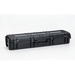 Long Hard Rifle Case 53" x 16" x 9.5" Wheeled Waterproof Gun Storage Box Black