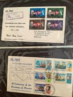 PITCAIRN ISLANDS FDC collection from 1965 to 1977 85 covers + Papua New Guinea