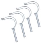 10mm x 60mm Pipe Pin Linch Lynch Pin Fastener Retaining Clip Trailer Tractor 4pc