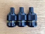 3 Silver Plated Pure Copper MCRU C13 IEC Connector 