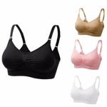 UtopyaUK Maternity Seamless Nursing bra Breastfeeding comfort Sleep Padded Bra