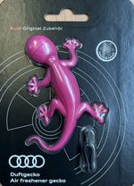 Genuine Audi Scented Gecko Air Freshener (Pink) - Sweet Floral