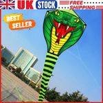 Strong Snake with Long Colorful Tail!Huge Beginner Snake Kites for Kids and Adul