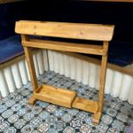 Wooden Saddle stand rack Handmade multi uses blanket drying rails,hooks,storage 