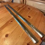 2 Vintage Solid Brass Carpet To Hard Floor Door Strips.