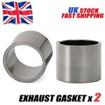 2 Exhaust Gasket for Vespa GTS, GTV, IE, GT, Super 125 250 300 cc Silencer Seal