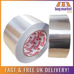 45m Aluminium Foil Tape Rolls, 48mm, 72mm, Heat Insulation Duct Tin Adhesive