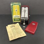 Wittner Taktell Junior Vintage Mechanical Wind Up Metronome Ruby Made In Germany