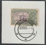 INDIA used in BURMA 1931 NEW DELHI  1/2a   with MADAME JOSEPH FORGED POSTMARK