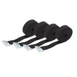 4x   Lashing Straps Cargo Luggage Tie Down Cam Buckle Roof Rack 5m x 25mm
