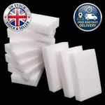 100 PCS Sponge Eraser BULK PACK Melamine Cleaning Foam 3/4" Thick Kitchen Bath
