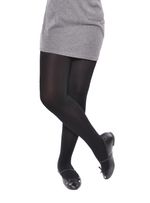 Black Plain School Opaque Tights Older Girl's 9 - 16 Years 1, 2 & 3 pack