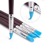 5Pcs Silicone Clay Sculpting Tools Set Pottery Ceramics DIY Nail Art Carving UK