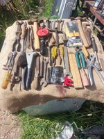 Joblot of 40 Vintage Woodwork Hand Tools Screwdrivers Etc Various Brands