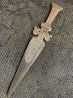 9.8 Inchs Excellent Rare Chinese Old HeTian Jade Hand Carved Religious Implement