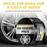 All-in-One Wheel Care&Restoration Paste,Rim Renewal Paste,Curb Rash Repair Kit