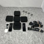 Apple TV Job Lot X5 Black 3rd 4th Gen A1469 A1625 HDMI WiFi Untested