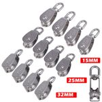 4X Stainless Steel Heavy Duty Single Pulley Block Wheel Swivel Lifting Rope UK
