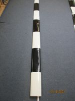 EQUESTRIAN HORSE JUMP POLE SLEEVE COVERS, 3MT, BLACK & WHITE, BLUE & WHITE X 1