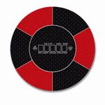 LaiEr Round Poker Mat Texas Hold’em Blackjack Casino Table Top 24-63 Inch
