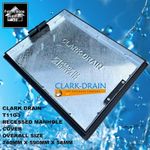 600MM X450MM X 50MM GALV RECESS TRAY MANHOLE COVER AND FRAME 5TONNE GPW T11G3