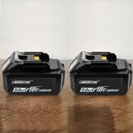 2Pack for Makita 18V Li-Ion LXT 5.0Ah Battery BL1860 BL1850 BL1830 BL1840 LED UK