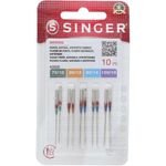 Singer Sewing Needles - Universal 2020, Assorted Sizes (10-Pack), BULK DISCOUNT!