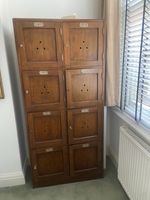 Antique 1930’s 9 Compartment Storage Unit