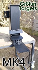 Gr8fun Targets - MK4 - 3mm thick steel squirrel feeder metal with zero spinner