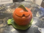 Vintage Border Fine Arts Farmers Market Orange Marmalade Pot Great Condition
