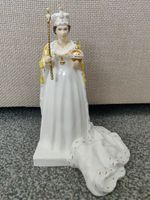 Coalport Diamond Jubilee of Her Majesty Queen Elizabeth II Figurine ~ Excellent