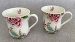 Sanderson For Portmeirion Porcelain Garden Mug x 2.