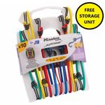 Master Lock Bungee Strap Cords 10 Piece Assorted Sizes Heavy Duty Tie Down