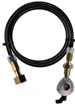 Transfer LPG Gas Refill set from shell butane 21.8mm to  21mm Clip On Cylinders